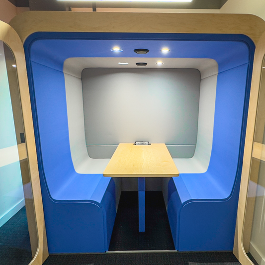 Four Person Soundproof Meeting Booth