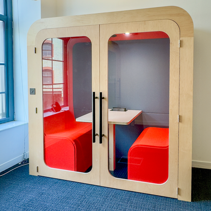 Double Soundproof Office Pod