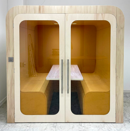 Four Person Soundproof Meeting Booth